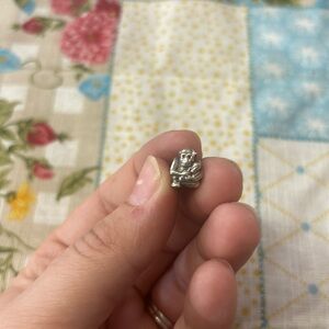 Authentic retired Pandora Sterling silver Mama And Baby Gorilla Bead